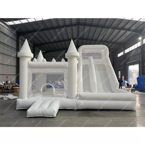 White Bounce House, Inflatable Castle, House For Kids, Kids Ball Pit, Jumping Castle, Bouncy House, Inflatable Bounce House, Inflatable Toy, Bouncy Castle