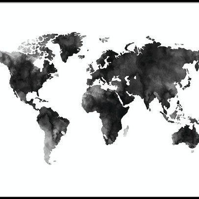 Je vous propose une réduction ! Desenio Posters, World Map Mural, Map Wall Mural, Map Watercolor, Wallpaper Macbook, Map Murals, World Map Wallpaper, New York Poster, World Map Poster