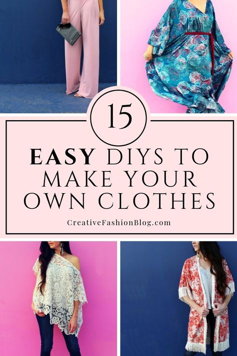 Patchwork, Molde, Easy Beginner Clothing Sewing Projects, Easy Sewing Projects For Beginners Clothes Women, Upcycle Clothes Patterns, Beginner Sewing Clothes Patterns, Diy Easy Clothes, Women's Clothing Sewing Patterns Free, Sewing Womens Clothes Patterns