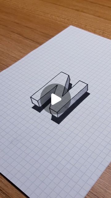 Trick Art Drawing, 3 D Drawing, Viral Drawing, 3d Illusion Drawing, 3d Drawing Techniques, Drawing Tricks, Math Drawing, Optical Illusion Drawing, Pen Doodles