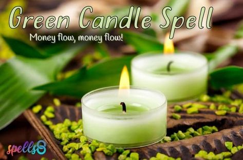 Money Candle Spell: How to Use a Green Candle for Prosperity Honey Jar Spell, Money Candle Spell, Prosperity Spell, Money Spells That Work, Money Candle, Money Spell, Candle Dish, Candle Dressing, Wicca Witchcraft