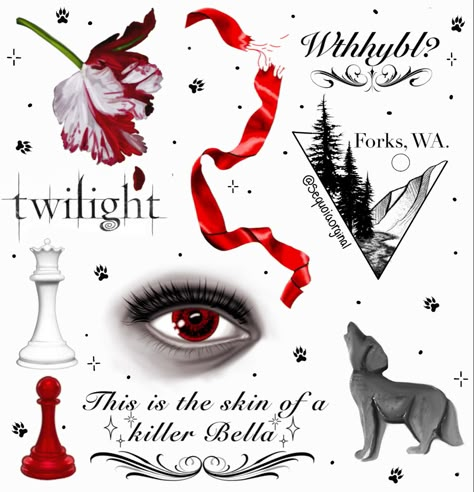 Twilight Forever Tattoo, Twilight Themed Tattoos, Twilight Tattoos Ideas, Twilight Saga Tattoo Ideas, Twilight Tattoos Small, Twilight Symbols, Twilight Doodles, Subtle Twilight Tattoos, Twilight Inspired Tattoos