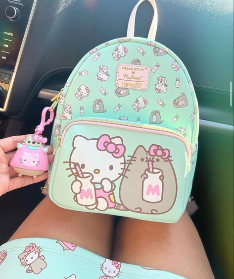 Sanrio Backpack For School, Sanrio Purse, Sanrio Loungefly, Sanrio Backpack, Sanrio Bags, Sanrio Bag, Stylish Leather Bags, Stylish School Bags, Kawaii Bags