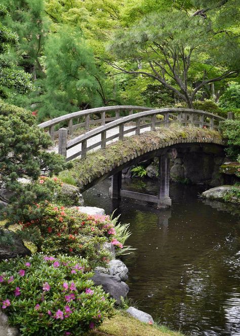 Kyoto imperial palace garden Palace Garden Aesthetic, Bridges Aesthetic, Bridge In Garden, Japan Garden Design, Japanese Garden Aesthetic, Kyoto Japan Aesthetic, Kyoto Imperial Palace, Japanese Park, Bridge Landscape