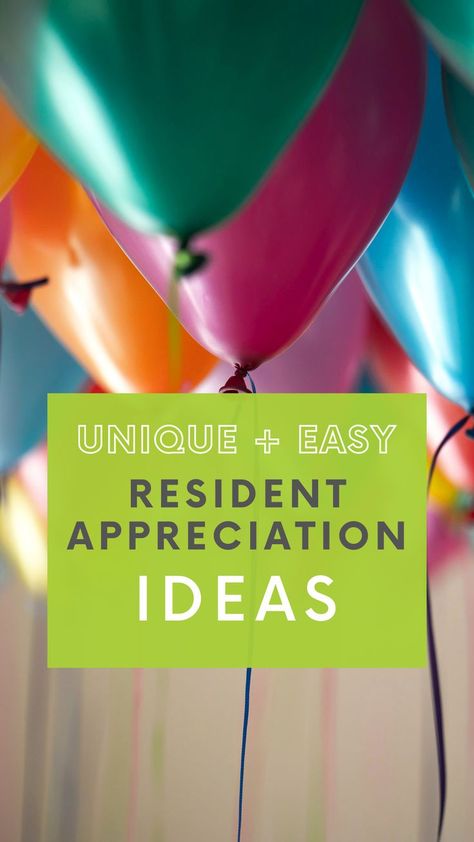 We want you to always ‘do’ resident appreciation, but we really want to encourage you to do it differently. Now before you panic, differently doesn’t mean more time-consuming, more expensive, or more difficult to execute. We can show you how you can share some love for your apartment community QUICKLY + EASILY! Resident Appreciation Week Ideas Apartments, Renewal Ideas For Apartments, Thank A Resident Day Ideas, Resident Appreciation Gifts, Resident Party Ideas Apartment, Resident Engagement Ideas, Apartment Community Marketing, Resident Ideas Apartments, Resident Gifts For Apartments