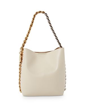 Shop or share your style of the product on ModeSens! Stella McCartney Chain Bucket Bag-Handbags Stella Mccartney Frayme, Online Bags, Pure White, Stella Mccartney, Bucket Bag, Bags Handbags, Silver Tone, Faux Leather, Bag Lady