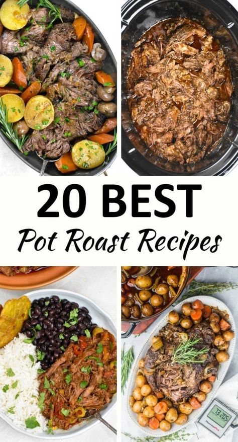 Pot roast recipes pin. Recipes For Roast Meat, Ways To Cook A Roast, Different Roast Recipes, Spices For Pot Roast, What To Make With A Roast, Top Roast Recipes, Summer Pot Roast, Healthy Roast Recipes, What To Make With Roast