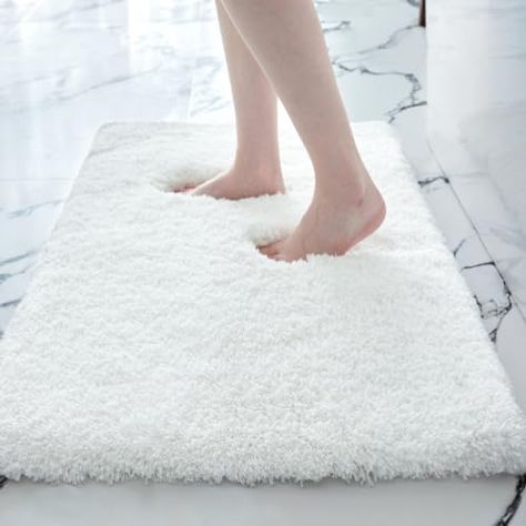 Fluffy Bathroom Rugs, Luxury Bathroom Rug, Bathroom Shower Mat, White Bathroom Rug, Luxury Bath Rugs, Small Bathroom Rug, Modern Luxury Bathroom, White Bath Mat, Bathroom Bath Mats