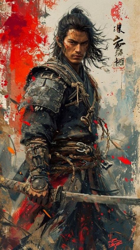 Blackbird Art, Guerriero Samurai, Ronin Samurai, Japanese Art Samurai, Chinese Warrior, Samurai Artwork, Japanese Art Prints, Japanese Warrior, Pahlawan Marvel