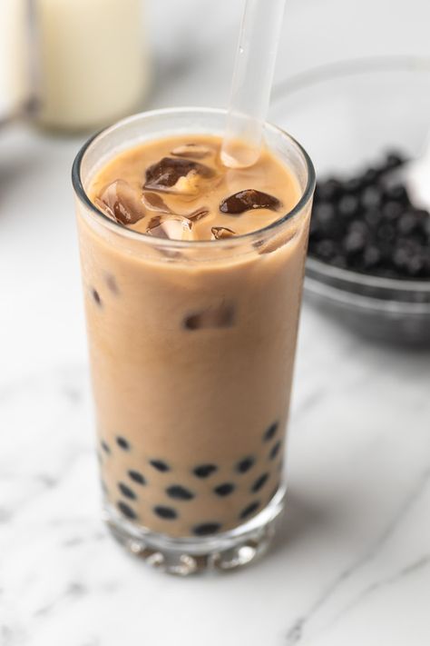 Boba Coffee (Bubble Coffee) C2 Drink, Sammy Aesthetic, Es Boba, Boba Coffee, Homemade Boba, Bubble Coffee, Milky Coffee, Coffee Boba, Boba Shop