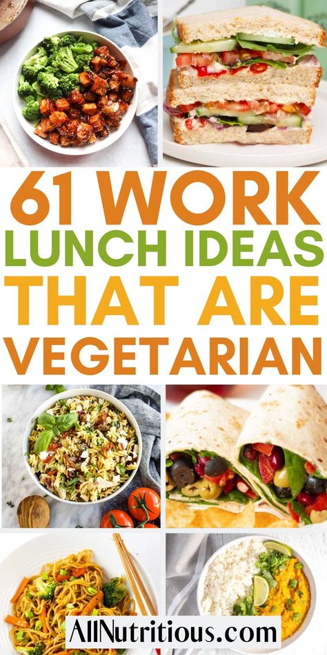 Easy Healthy Lunches For Work, Vegetarian Lunch Ideas For Work, Work Lunch Ideas, Vegetarian Lunches, Healthy Vegetarian Lunch, Lunches For Work, Healthy Lunches For Work, Vegetarian Recipes Lunch, Snacks List