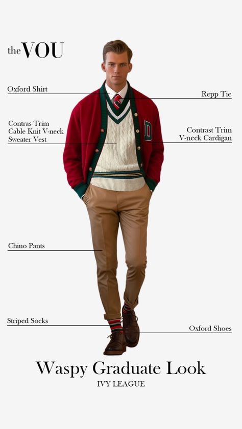 Ivy-League- The Waspy Graduate Look Ivy League Winter Style Men, 90s Ivy League Aesthetic, Men Preppy Outfits, Ivy League Style Men, Rebrand Aesthetic, Ivy League Aesthetic, Clothes Preppy, Ralph Lauren Store, Preppy Fashion