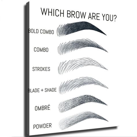 PRICES MAY VARY. PRODUCT DECORATION FEATURES:Schematic Diagram of Eyebrow Types In Beauty Salon Poster is really eye-catching! These wall art canvas additions look unique and bring cohesion to the place you decorate. SUPERIOR QUALITY:Schematic Diagram of Eyebrow Types In Beauty Salon Poster are printed on premium quality canvas, using premium inks for maximum detail.High-Quality Printing Gives This Beautiful Fine Canvas Wall Art Its Vivid And Sharp Appearance & Fade-Resistant Archival Inks Perfe Eyebrow Types, Four Seasons Art, Face Art Drawing, Types Of Eyebrows, Beauty Salon Posters, Aesthetic Holiday, Schematic Diagram, Painting Decoration, Art Canvas Painting