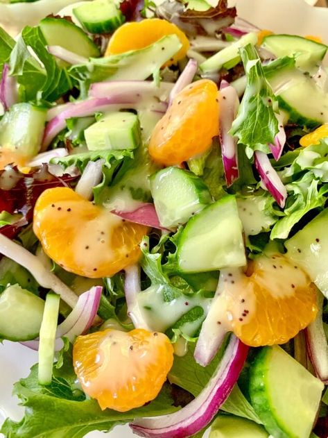 Mandarin Salad Recipe, Poppyseed Salad Dressing, Scallop Appetizer, Crunchy Broccoli Salad, Mandarin Salad, Olive Oil Salad, Asian Chicken Lettuce Wraps, Ramen Noodle Salad, Parmesan Salad