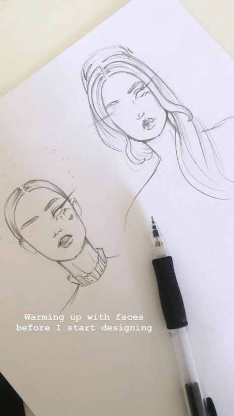 Fashion Design Face Sketch, Face Fashion Drawing, Croquis Face Illustration, Fashion Croquis Face, Fashion Sketch Face, Fashion Illustration Face Sketches, Fashion Figure Face, Model Face Drawing, Fashion Face Drawing