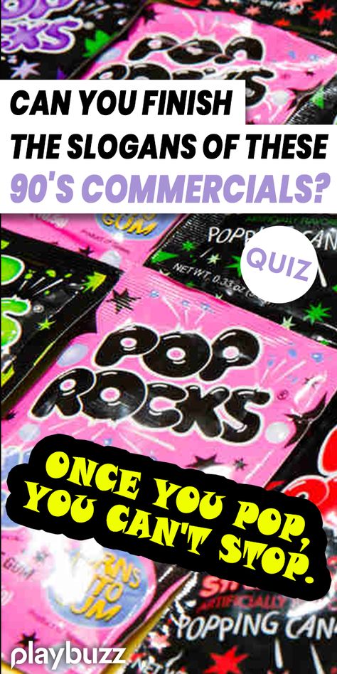 Remember those wacky, wonderful 90's commercials? They had the craziest slogans! See if you can identify these common 90's commercial slogans! #PlaybuzzQuiz 90’s Quotes, Party Slogans, Dorm Hacks, Playbuzz Quiz, Old Commercials, Trivia Quizzes, 90s Tv, 90s Party, Vintage Things