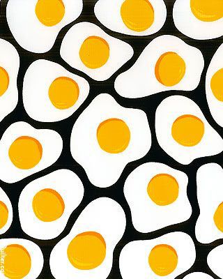 fried egg fabric by Robert Kaufman Motifs Organiques, Motifs Textiles, Fried Eggs, Pattern Texture, Pattern Play, Pretty Patterns, Mellow Yellow, Pattern Illustration, Op Art