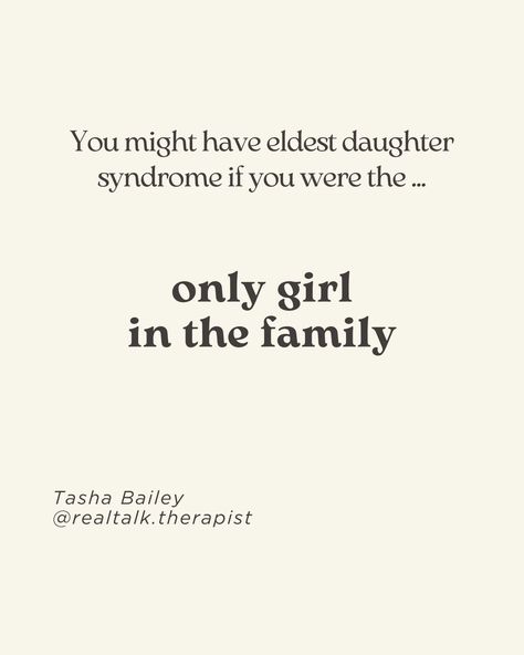 Unpopular opinion : you don't need to be the eldest daughter to experience eldest daughter pressures. I spoke about this on @threads and so many fellow youngest daughters had a lot to say on this. "Eldest daughter syndrome" comes from having to take on too much responsibility as a child. Usually due to being the oldest and the female child. But there are so many other nuances that can lead the rest of us to feel it too. "Eldest daughter syndrome" is a type of parentification where you had... Parentification Daughters, Youngest Daughter Problems, Eldest Daughter Quotes So True, Youngest Daughter Quotes, Parentified Daughter, Eldest Daughter Quotes, Eldest Daughter Aesthetic, Eldest Daughter Syndrome, Dangerous Person