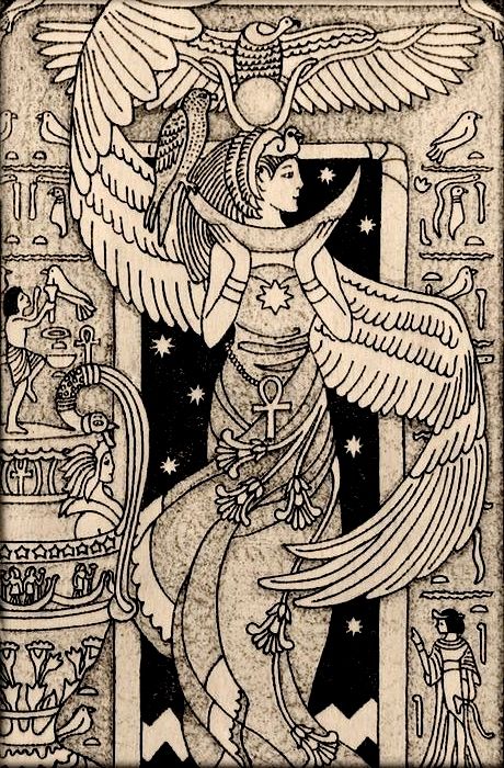 Isis Egyptian Goddess of Motherhood and Magic by Yanka Creations Egyptian Gods And Goddesses Tattoos, Egyptian Gods And Goddesses Art, Egyptian Goddess Aset, Hathor Goddess Tattoo, Sekhmet Goddess Art, Sekhmet Goddess Tattoo, Egyptian Mythology Art, Egyptian Illustration, Egyptian Art Drawing