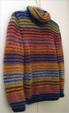 Vestiti In Jeans, Vogue Knitting, Kaffe Fassett, Garter Stitch, Knitting Techniques, Striped Cardigan, Sweater Pattern, Knitting Inspiration, Machine Knitting