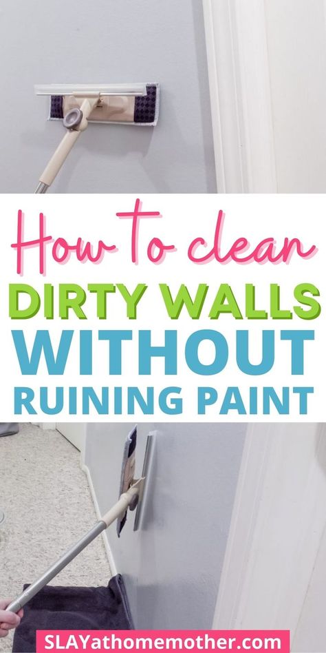 How To Deep Clean Walls, Paint Safe Wall Cleaner, Easy Wall Cleaning Hacks, Deep Cleaning New Apartment, Cleaning Walls Without Removing Paint, How To Wash Walls Without Removing Paint, Deep Cleaning Products, Homemade Wall Cleaner, Bathroom Wall Cleaning Tips