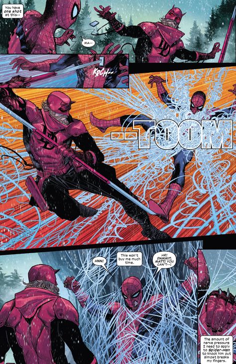 Daredevil Marvel, Spiderman Comic Books, Daredevil Art, Daredevil Comic, Mundo Marvel, Deadpool And Spiderman, Matt Murdock, Comic Layout, Spectacular Spider Man