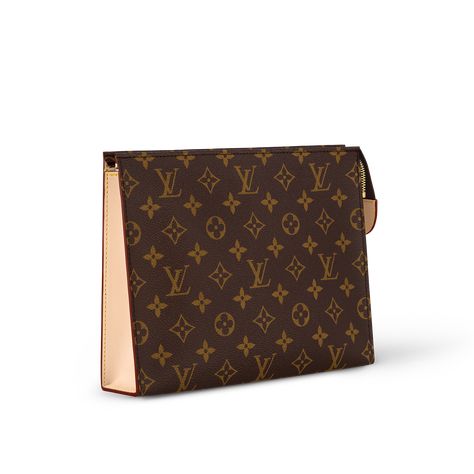 LOUIS VUITTON® - Poche Toilette - Monogram Pochette Louis Vuitton, Vintage Phone Case, Louis Vuitton Travel, Vintage Phone, Louis Vuitton Official Website, Louis Vuitton Fashion, Toiletry Pouch, Travel Bags For Women, Month Gifts