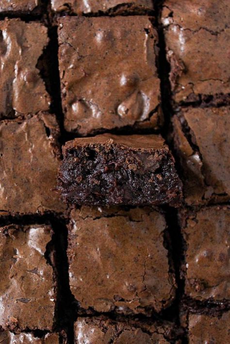 Semi Sweet Chocolate Recipes, Semi Sweet Bakers Chocolate Recipes, Brownies Made With Cocoa Powder, Small Batch Brownies, Triple Chocolate Brownies, Triple Chocolate Muffins, Chocolate Brownies Recipe, Fudgy Brownie Recipe, Best Brownie Recipe