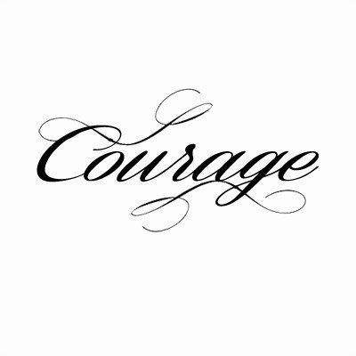 . Courage Tattoos, Meaningful Wrist Tattoos, Girl Back Tattoos, Tattoo Wrist, Word Fonts, Desenho Tattoo, Cursive Writing, Mom Tattoos, Back Tattoos