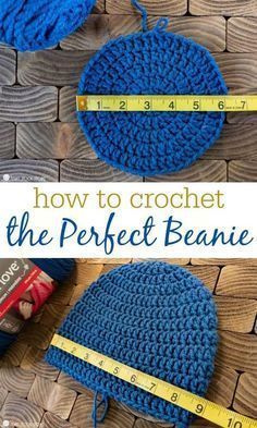 Crocheting Beanies, Corak Krusye, Crochet Hat Sizing, Beanie Pattern Free, Easy Crochet Hat Patterns, Crochet Beanie Pattern Free, Crochet Hat For Beginners, Beanie Hat Pattern, Crochet Beanies