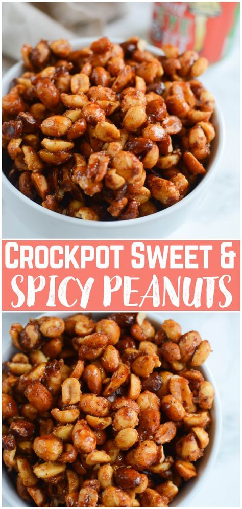 Peanut Recipes Snacks, Spicy Peanuts Recipe, Peanut Recipes, Nut Snacks, Appetizers Easy Finger Food, Tailgating Recipes, Easy Party Food, Spicy Peanuts, Nut Recipes