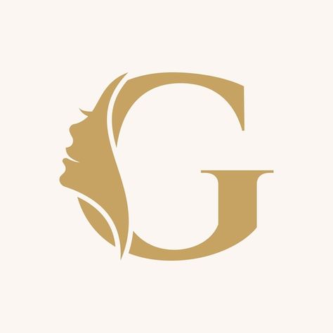 Premium Vector | Beauty woman logo design with letter g logo and modern concept Women Logo Ideas, Woman Icon Logo, Women Logo Design Ideas, G Logo Design Letter, Letter G Logo Design, Woman Face Logo, Woman Logo Design, G Letter Logo, Logo Design Women