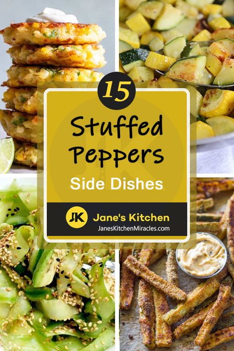 Your family dinners aren't complete until you choose what to serve with stuffed peppers. We cover a bunch of side dish options that will take this meal to a new high. #sidedish #sidedishrecipes #stuffedpeppers #stuffedpeppersrecipes #recipes #stuffedpeppersappetizers Stuffed Bell Peppers Dinner Sides, Stuffed Bell Peppers Meal Sides, Stuffed Bell Pepper Side Dish, Stuffed Pepper Side Dish Ideas, Bell Pepper Side Dish, Keto Stuffed Peppers, Keto Side Dishes, Dinner Sides, Best Side Dishes