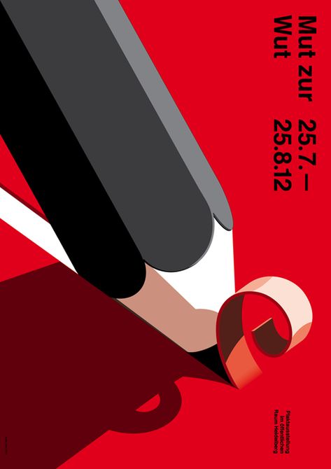 Mut zur Wut 2012 | OldBrochures.com -- Event Poster Design Inspiration, Examples & Templates -- Event Poster Design Ideas & Templates Mises En Page Design Graphique, Poster Competition, Red Poster, Graphic Design Collection, Gig Poster, Blond Amsterdam, Event Poster Design, Plakat Design, Swiss Design