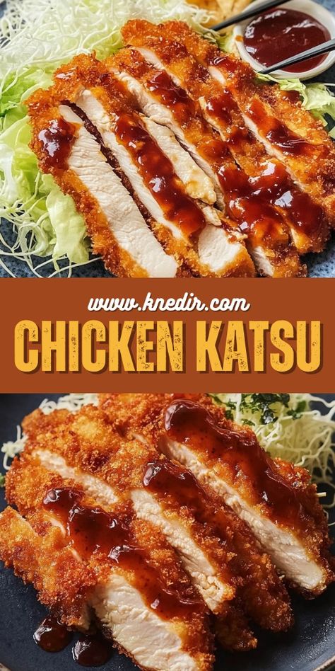 🍗 Crispy, golden Chicken Katsu made easy! This Japanese comfort food is perfect for lunch or dinner. Serve it with rice, miso soup, or a fresh salad for a complete meal. The tender, juicy chicken coated in panko breadcrumbs is sure to become a family favorite. Whether you’re craving Japanese food or just want something deliciously crispy, this Chicken Katsu is a must-try! 🥢✨ Give it a try tonight!
🍚🇯🇵 #ChickenKatsu #JapaneseRecipes #FriedChicken #EasyDinner #ComfortFood #CrispyChicken Chicken Katsu Noodles, Baked Katsu Chicken, Chicken Tender Recipes Panko, Japanese Chicken Salad, Katsu Recipe Japanese Style, Japanese Chicken And Rice, Katsu Chicken Recipe, Katsu Pork, Japanese Chicken Katsu