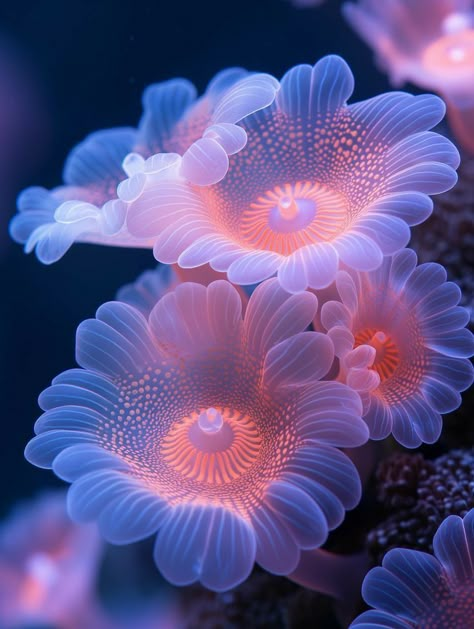 Underwater Flowers, Sea Cottage, Alien Plants, Microscopic Photography, Underwater Plants, Dark Red Wallpaper, Underwater Theme, Sea Plants, Strange Flowers