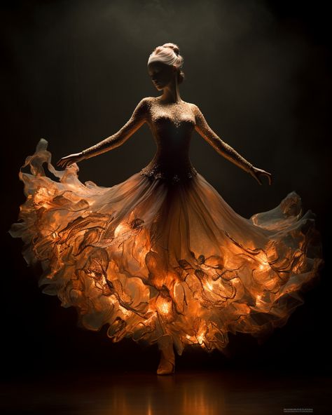 Fire Dancing Outfit, Fire Dancer Aesthetic, Fire Dancer Outfit, Fire Dancer Art, Fiery Aesthetic, Fire Costume, Water Fashion, Dance Picture Poses, Dark Circus