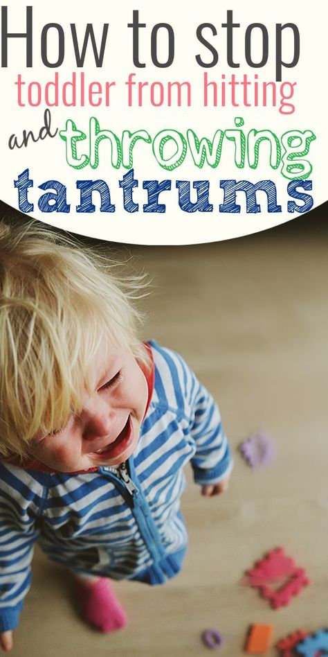 Toddler Hitting, Parenting Tips For Toddlers, Hitting Toddler, Throwing Tantrums, Toddler Speech, Toddler Hacks, Toddler Behavior, Tantrums Toddler, Terrible Twos