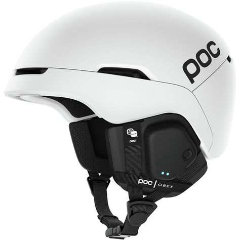 Like the original but with a boost, the POC Obex Spin Communication Helmet delivers comfort, confidence, and the easy ability to communicate with the squad while you're ripping around the resort. Built with the Obex AID Communication Ear Pads, you can talk to your friends with the press of a button, and it also delivers high quality sound if you decide to add some tunes to your runs. The Obex Spin Communication Helmet utilizes POC's SPIN (Shearing Pad INside) technology to decrease the amount of Poc Helmet, Poc Helmets, Snowboarding Gear, Hard Surface, The Press, Bicycle Helmet, Product Design, Cup Holder, Spinning