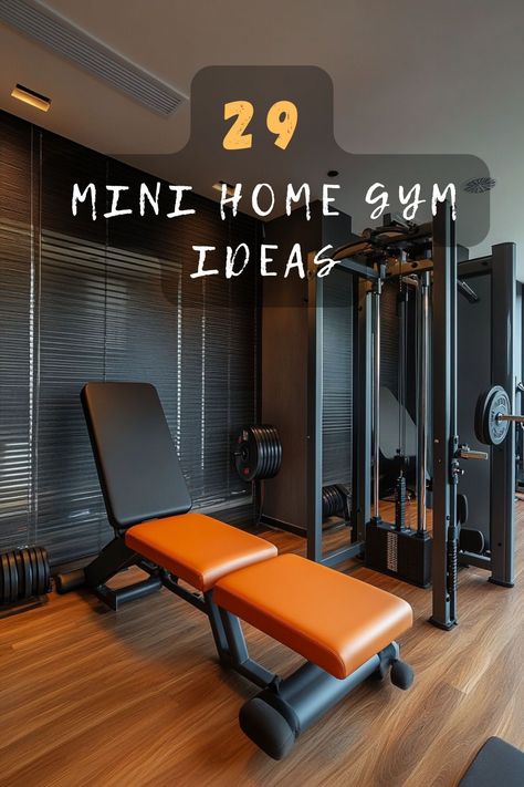 Looking to get fit at home? Click to check out 29 mini gym ideas that fit perfectly into your space and fitness goals. 🏋️‍♂️🏡 #HomeGym #FitnessGoals #MiniGym #WorkoutAtHome #HealthyLifestyle #for #Outdoor #HomeIdeas #Mini #Creating #Spaces #Home #Compact #InteriorInspo #DecorTips #Gym #Ideas #Your #Own #Workout #HomeStyle Best Home Gym Setup, Gym At Home Ideas, Mini Gym At Home, Workout Room Ideas Home, Mini Gym At Home Ideas, Spa Hammam, Mini Home Gym, Home Gym Inspiration, Dream Home Gym