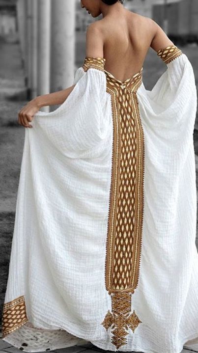 Ethiopian Prom Dress, Ethiopian Fabric, Ethiopian Embroidery, Ethiopia Clothing, Cultural Clothes, Ethiopian Fashion, Greek Aesthetic, Ethiopian People, Ceremonial Dress