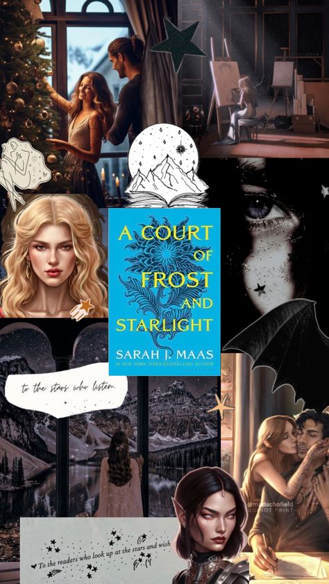 Court Of Frost And Starlight, Frost And Starlight, Fantasy Romance Books, Sarah J Maas Books, Book Wallpaper, Sarah J Maas, Fantasy Romance, Book Nooks, Fantasy Books