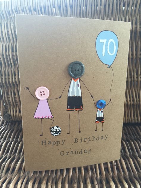 Lovely birthday card for a Fulham supporting grandad x Happy Birthday Grampa Cards, Handmade Gifts For Grandfather, Happy Birthday Grandpa Card Diy, Grandad Birthday Card Kids, Birthday Card Grandfather, Birthday Gifts For Grandfathers Diy, Birthday Gifts For Grandfathers, Birthday Card For Grandpa Diy, Diy Birthday Card For Grandfather