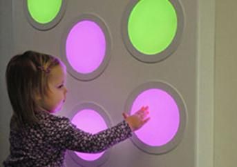 interactive light and sound wall panel for sensory stimulation Sensory Kids Room, Sensory Room Equipment, Sensory Equipment, Calming Room, Sensory Wall, Sound Wall, Infant Room, Sensory Bags, Kids Indoor Playground