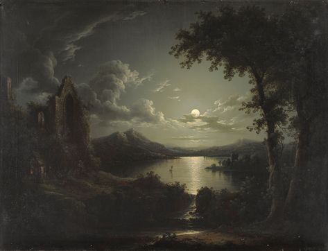 Sebastian Pether Moonlight  Poverty  Lazer Horsesearch Sebastian Pether, Ruined Castle, Moonlight Painting, Art Uk, A Castle, 판타지 아트, Alam Yang Indah, Art Google, Art Abstrait