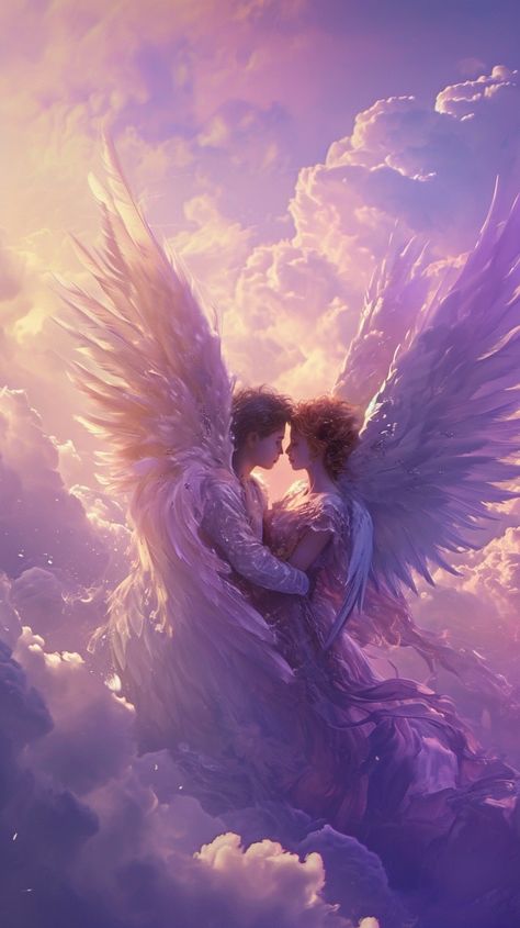 1222 Angel Number, Angel Couple, Divine Magic, Twin Flames Signs, Twin Flame Love Quotes, Twin Flame Art, Tender Embrace, Twin Flame Relationship, Love Angel