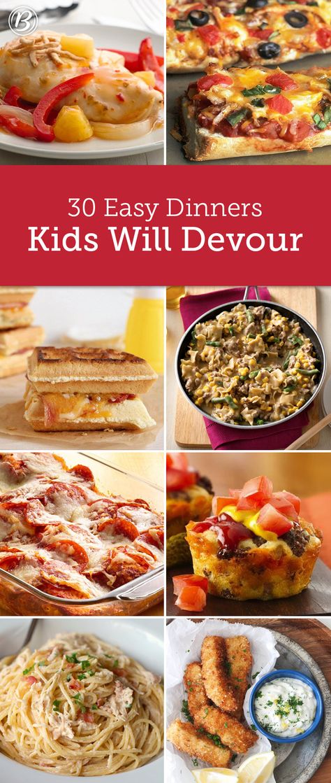 Keep your picky eaters happy by serving any one of these simple, kid-friendly meals. Dinners For Picky Eaters, Dinner Ideas For Kids, Easy Kid Friendly Dinners, Kid Friendly Dinner, Toddler Snacks, Easy Dinner Ideas, Lunch Menu, Dinners For Kids, Picky Eater Recipes