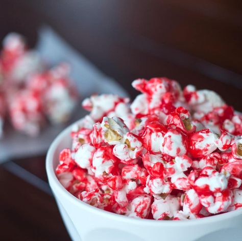 Red Hot Popcorn, Cinnamon Popcorn, Red Hots Candy, Hot Popcorn, Sweet Popcorn, Popcorn Treats, Popcorn Snacks, Red Hots, Popcorn Party