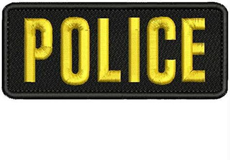 PRICES MAY VARY. Police Embroidery Patches 2X4 Hook On Back Gold Letters By LIBO0911STORE Country of Manufacture: United States Police Logo, Police Patches, Gold Letters, Embroidery Patches, Crafts Sewing, Letter Logo, On Back, Sewing Crafts, United States