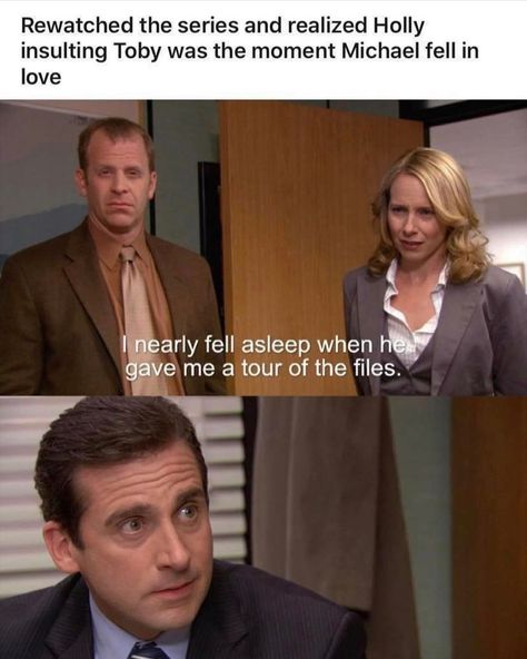 Michael And Holly, The Office Memes, The Office Merch, Best Of The Office, Office Jokes, The Office Show, Office Tv Show, Office Tv, Office Memes